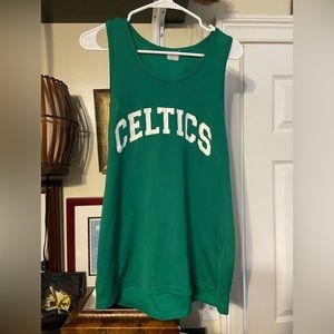 Augusta Sportswear Green Celtics Tank Top with White Lettering